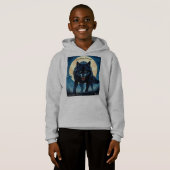 Garçons Sweat - shirt à capuche (Devant entier)
