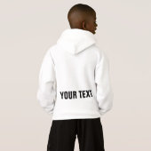 Garçons Sweat - shirt à capuche moderne Élégant Mo (Dos entier)