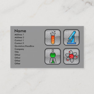 Garcya.us_ScienceIcons, naam, adres 1, adressen.. Visitekaartje