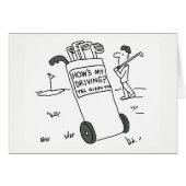 Gard - Golfer demande "Comment est ma conduite ?" (Devant horizontal)