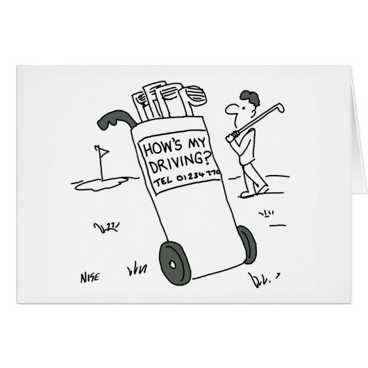 Gard - Golfer vraagt: "Hoe gaat het met mijn rijde (Voorkant Horizontaal)