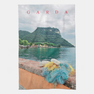 Garda Rock et filets de pêche vue torchon