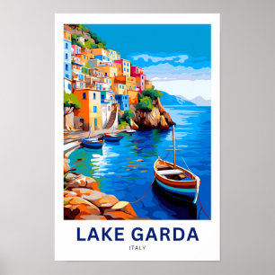 Gardameer Italië Reisprint Poster