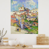 Gardanne (Aix-en-Provence) Paul Cézanne Poster (Keuken)