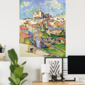 Gardanne (Aix-en-Provence) Paul Cézanne Poster (Thuiskantoor)