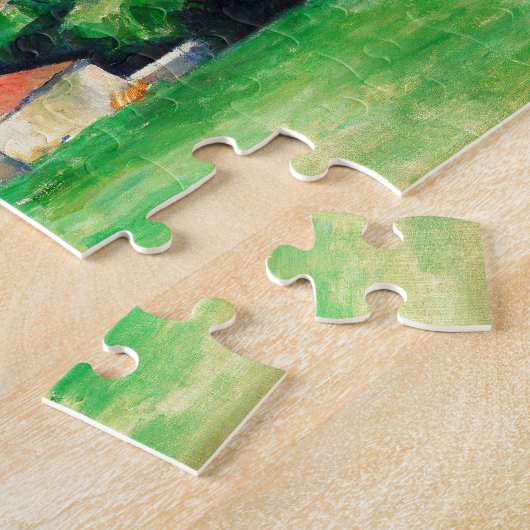 Gardanne (horizontaal Uitzicht) van Paul Cezanne Legpuzzel (Zijkant)