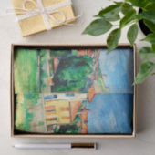 Gardanne (horizontaal Uitzicht) van Paul Cezanne Tissuepapier (Geschenk)
