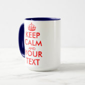 Garde calme modèle de mug combo (Devant gauche)