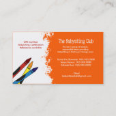 GARDE Childcare gardant les enfants le carte de (Dos)