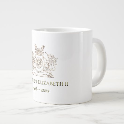 Garde commémorative Queen Elizabeth II Tea Mug (Devant droit)