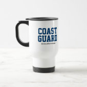 Garde côtière "Avertissement : Côte" Mug de voyage (Gauche)