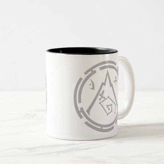 Garde d'araignée [Emblème gris] Mug (Devant droit)