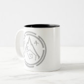 Garde d'araignée [Emblème gris] Mug (Devant gauche)