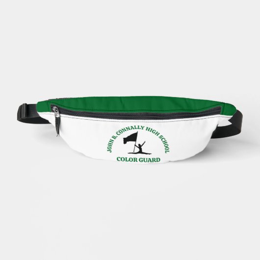 Garde de couleur de lycée vert personnalisée (Recto)