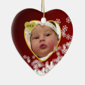 Garde de photos pour bébé ornement de Noël (Droite)