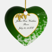 Garde de photos pour bébé ornement de Noël (Dos)