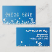 Garde d'enfants, Carte de visite de garde d'enfant (Devant / Derrière)