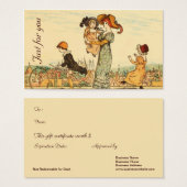 Garde d'enfants Cartes cadeaux d'affaires (Devant & derrière)