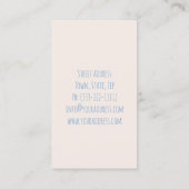 Garde d'enfants et garde d'enfants Carte de coeur  (Dos)