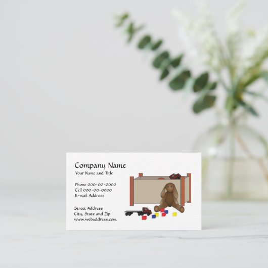 Garde d'enfants Garde d'enfants Carte de visite (Debout devant)