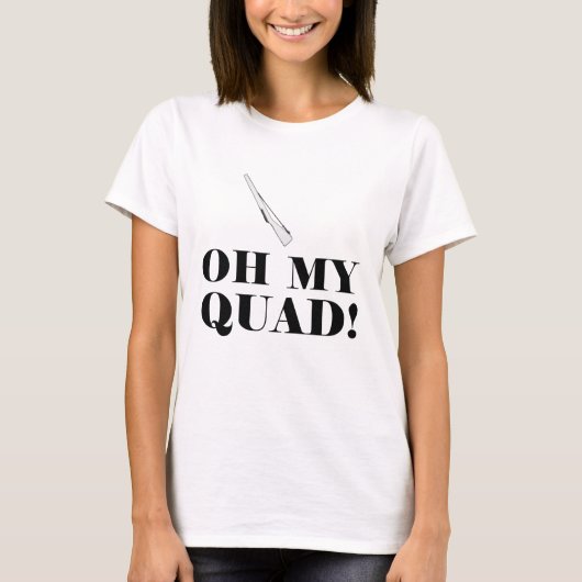 Garde du drapeau drôle oh mon quadruple ! T-shirt (Devant)