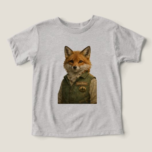 Garde forestier renard – Bella+Canvas Tri‑Blend po (Design Recto)