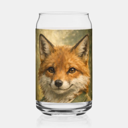Garde forestier renard • Verre imprimé en forme de (Recto)