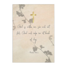 Garde la foi Bénédictions Art mural en acrylique