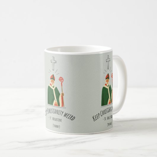 Garde le christianisme bizarre Mug (Devant droit)