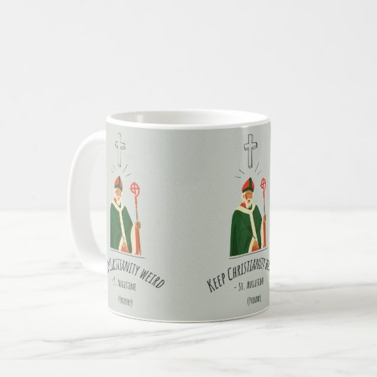Garde le christianisme bizarre Mug (Devant gauche)