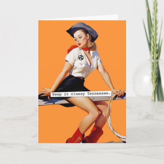 Garde-le Classic Tennessee carte d'anniversaire (Devant)
