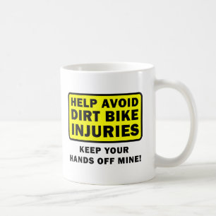 Garde les mains off de mon Dirtbike Mug drôle
