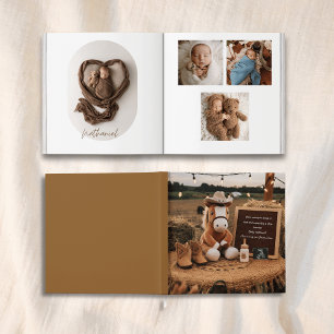 Garde-mémoire adorable de livre photo de bébé sur