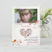 Garde-moi dans ton coeur Photo Invitation (Debout devant)