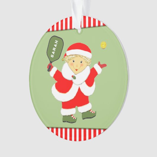 Garde Noël de Pickleball mignonne (devant)