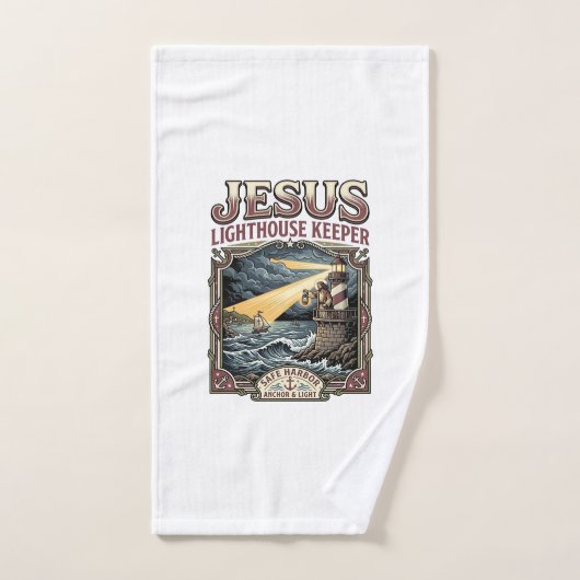 Garde-phare Jésus Garde-phare Jésus Ch (Serviette à main)