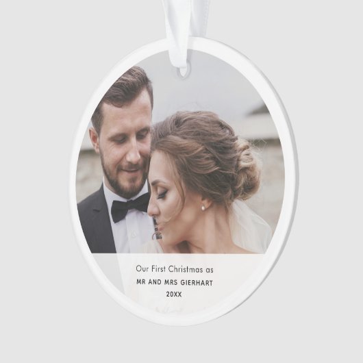 Garde photo de Noël Mariage de Noël (devant)