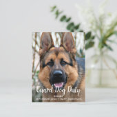 Garde photo personnalisée Faire-part de grossesse (Debout devant)