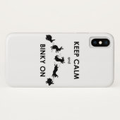 Garde ton calme et Binky sur coque iPhone X (Dos (Horizontal))