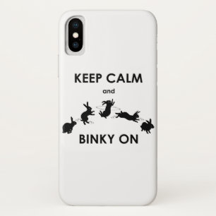 Garde ton calme et Binky sur coque iPhone X