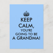 Garde ton calme Grand-mère Carte de déclaration de (Devant)