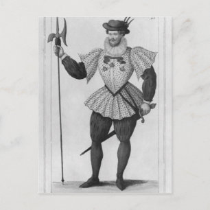 Garde van het provostship van Parijs Briefkaart