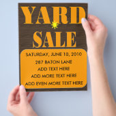 GARDE VERKOOPFLYER/SIGN FLYER (Hand)