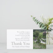 Garden 3 met sympathie voor katten 2 bedankkaart (Staand voorkant)