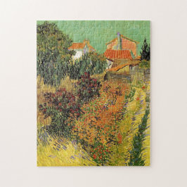 Garden achter een huis. Vincent van Gogh. Legpuzzel