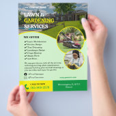 Garden and Lawn Care Services Flyer (Hand)