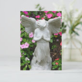Garden Angel - Hartelijk dank Bedankkaart (Staand voorkant)