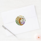 Garden Angel Ronde Sticker (Envelop)