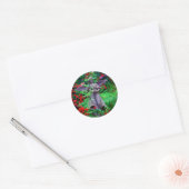 Garden Angel Ronde Sticker (Envelop)