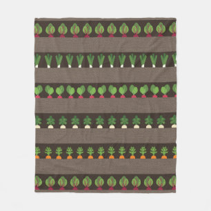 Garden Beds Fleece Blanket Deken